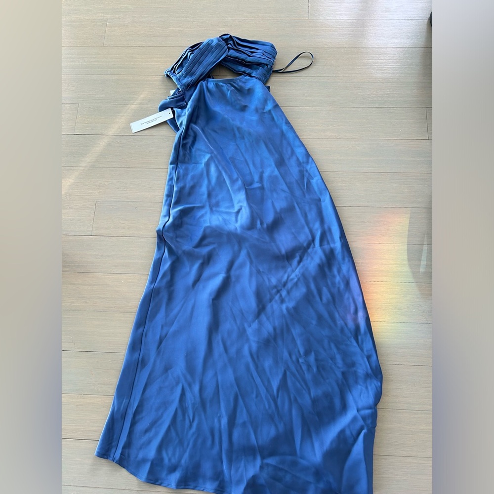 NWT - FAVIOLA STRAPLESS MAXI DRESS BLUE